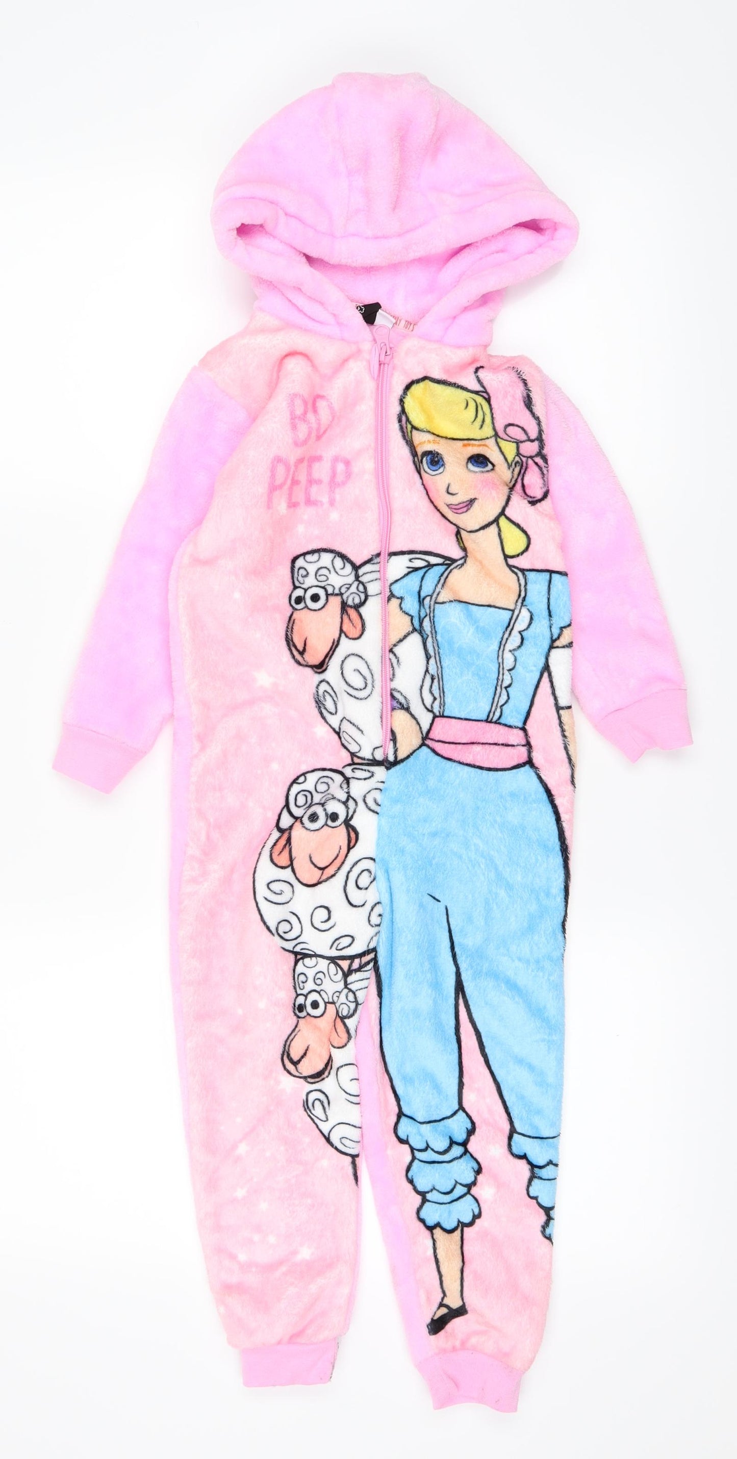 Disney Girls Pink Solid  Top One Piece Size 3-4 Years  - Disney
