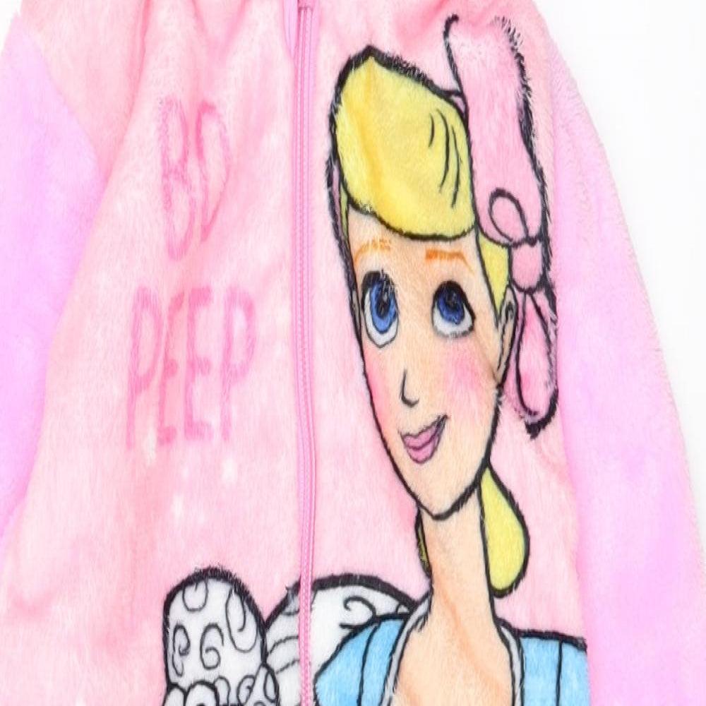 Disney Girls Pink Solid  Top One Piece Size 3-4 Years  - Disney