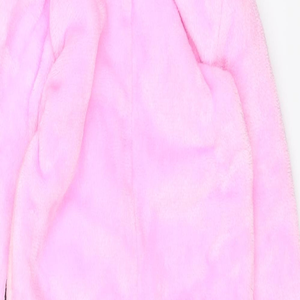 Disney Girls Pink Solid  Top One Piece Size 3-4 Years  - Disney
