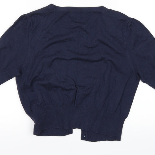 F&F Girls Blue   Cardigan Jumper Size 12 Years