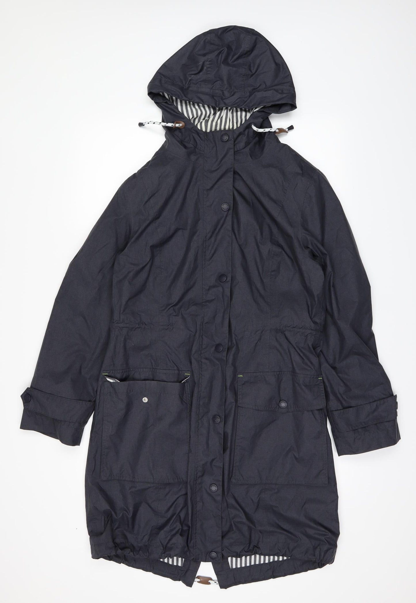 Marks and Spencer Womens Blue   Rain Coat Coat Size 12
