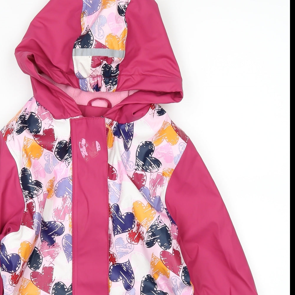 Lupilu Girls Pink   Rain Coat Coat Size 2-3 Years