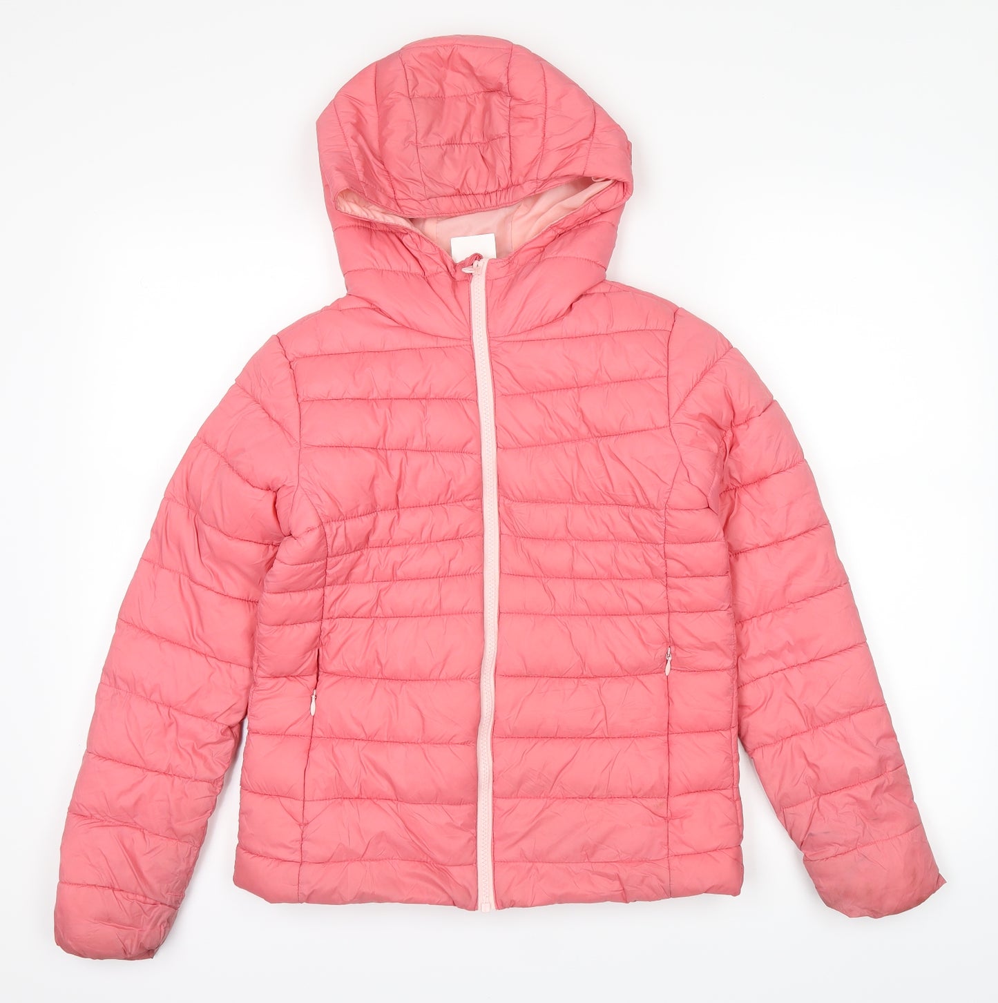 Pepperts Girls Pink   Puffer Jacket Coat Size 11-12 Years
