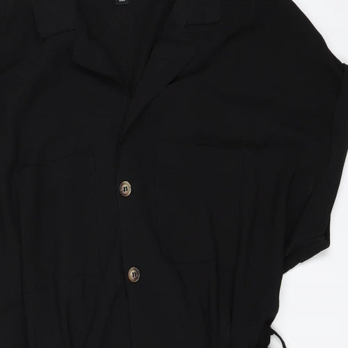 New Look Womens Black   Bodysuit One-Piece Size 14