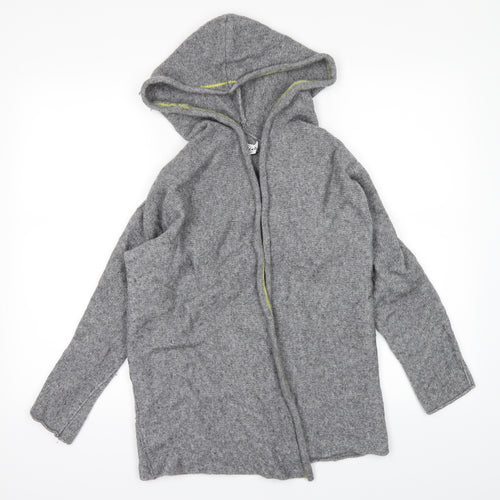 Isabella D Womens Grey   Cardigan Hoodie Size M
