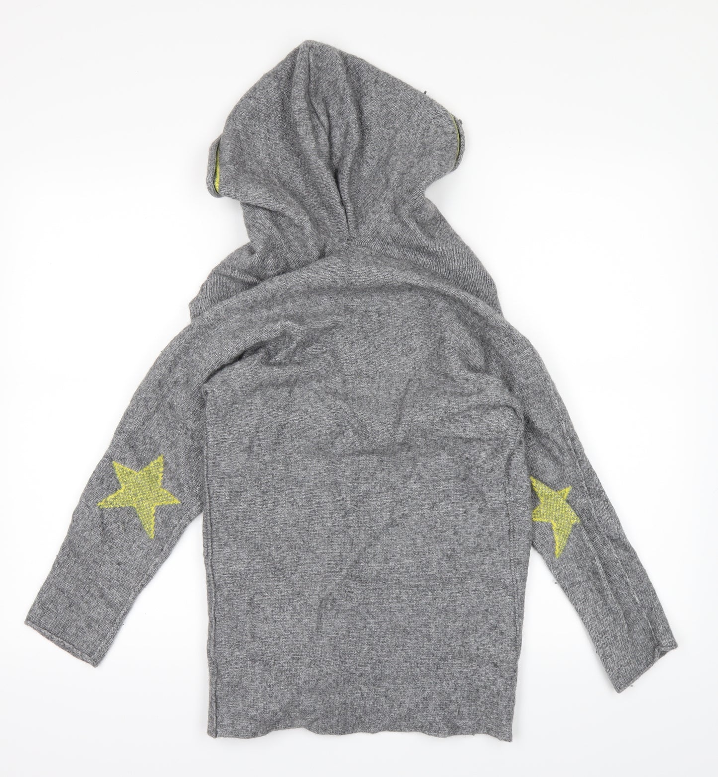 Isabella D Womens Grey   Cardigan Hoodie Size M
