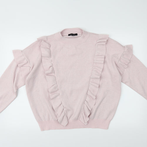 New Look Womens Pink   Pullover Jumper Size L
