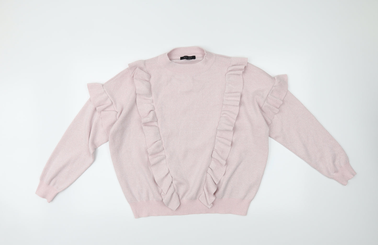 New Look Womens Pink   Pullover Jumper Size L