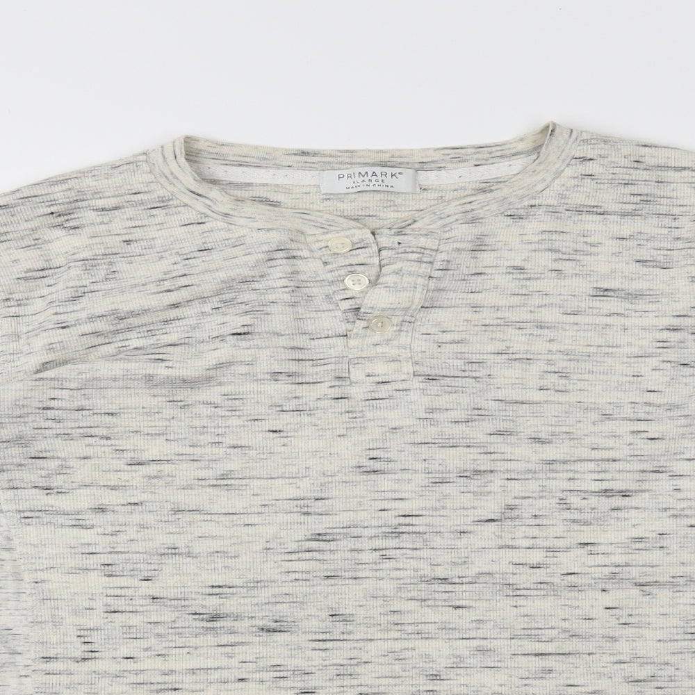 Primark Mens Grey    T-Shirt Size XL