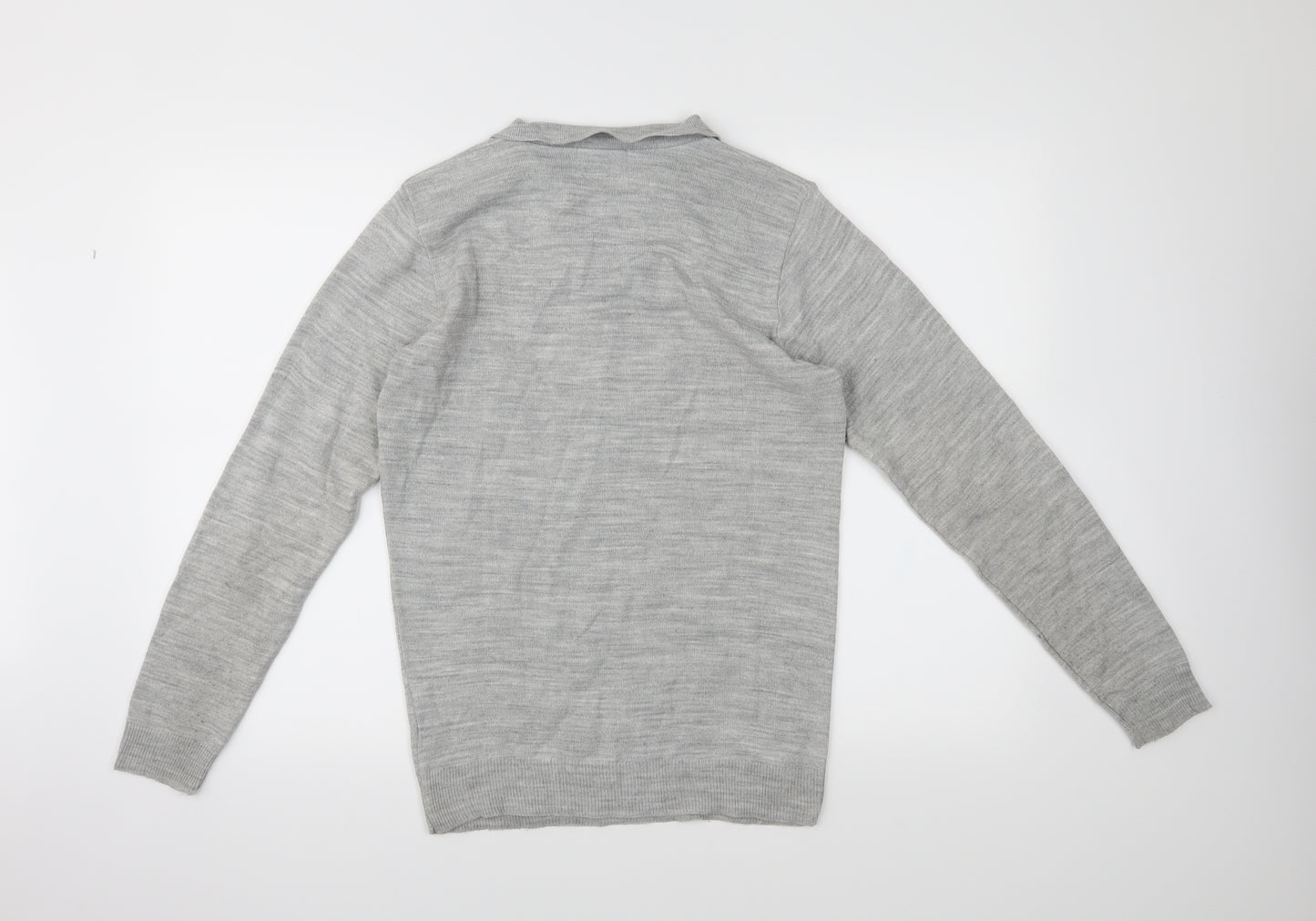 Boohoo Mens Grey   Pullover Jumper Size S