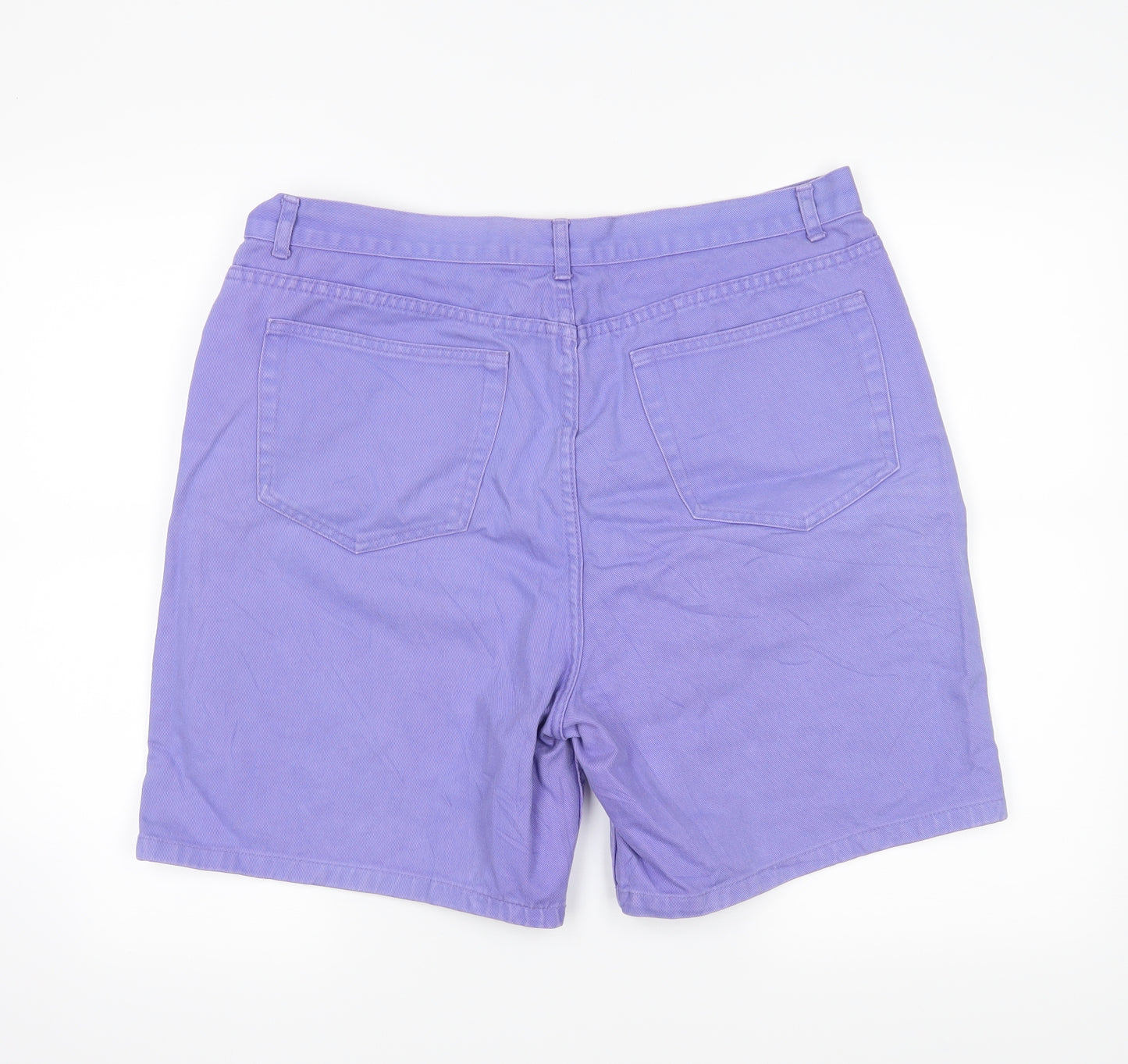Para Womens Purple   Boyfriend Shorts Size 18