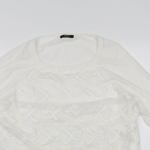 F&F Womens White   Basic Blouse Size 10