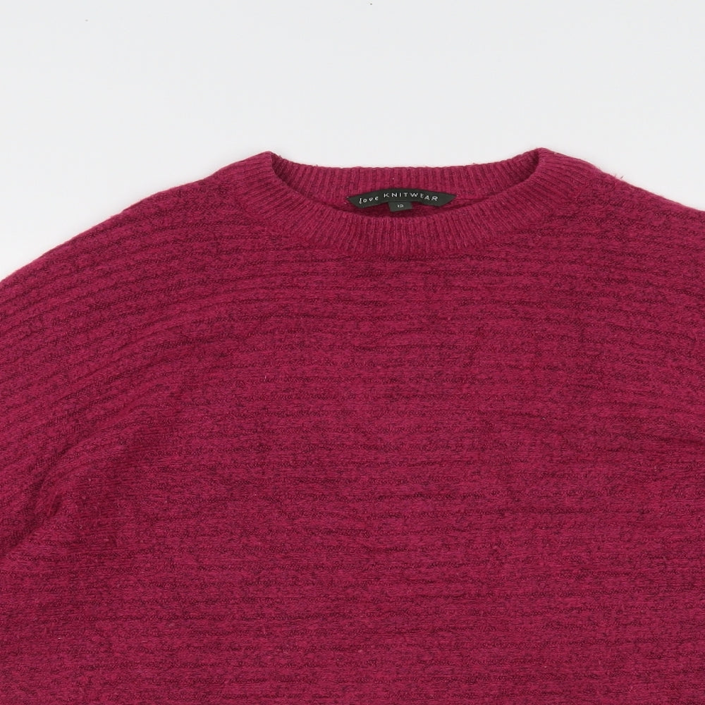 Bon Marché Womens Pink   Pullover Jumper Size 12