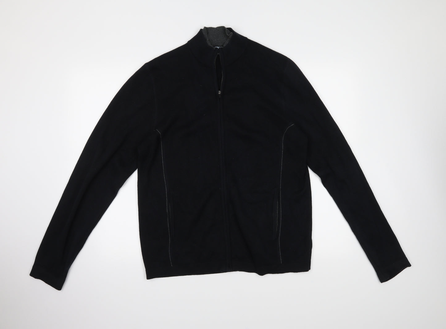 Marks and Spencer Mens Black   Cardigan Jumper Size M