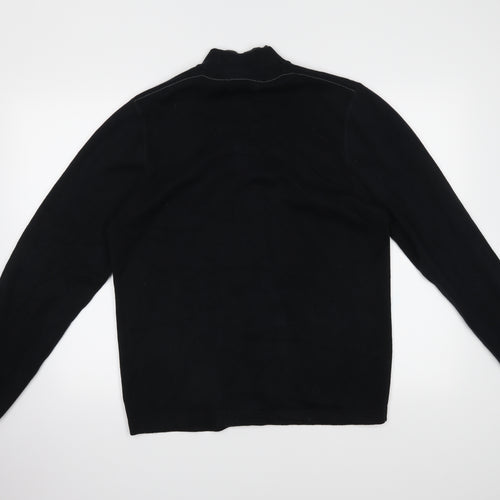 Marks and Spencer Mens Black   Cardigan Jumper Size M