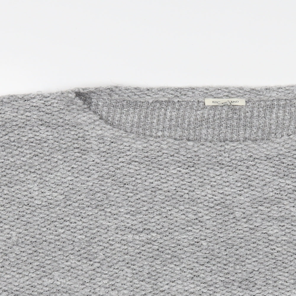 River Island Womens Grey   Pullover Jumper Size 14