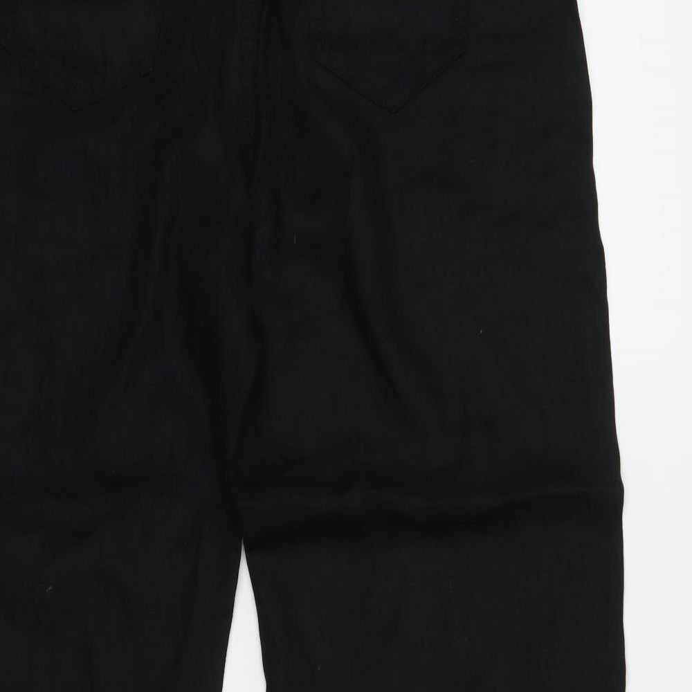 M&S Womens Black   Trousers  Size 14 L27 in