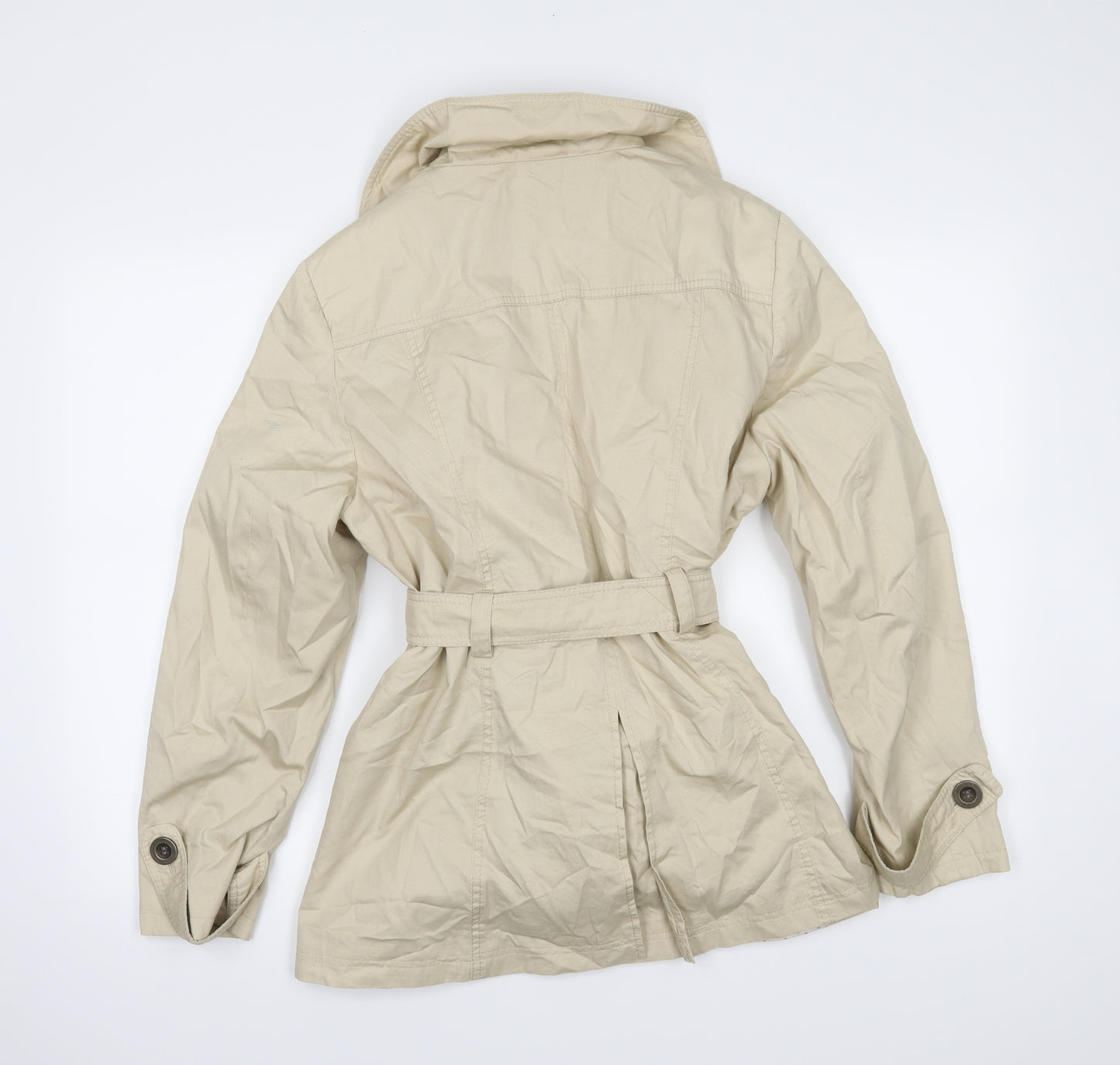 BHS Womens Beige   Trench Coat Coat Size 16