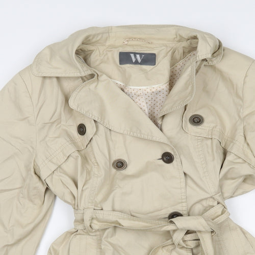 BHS Womens Beige   Trench Coat Coat Size 16