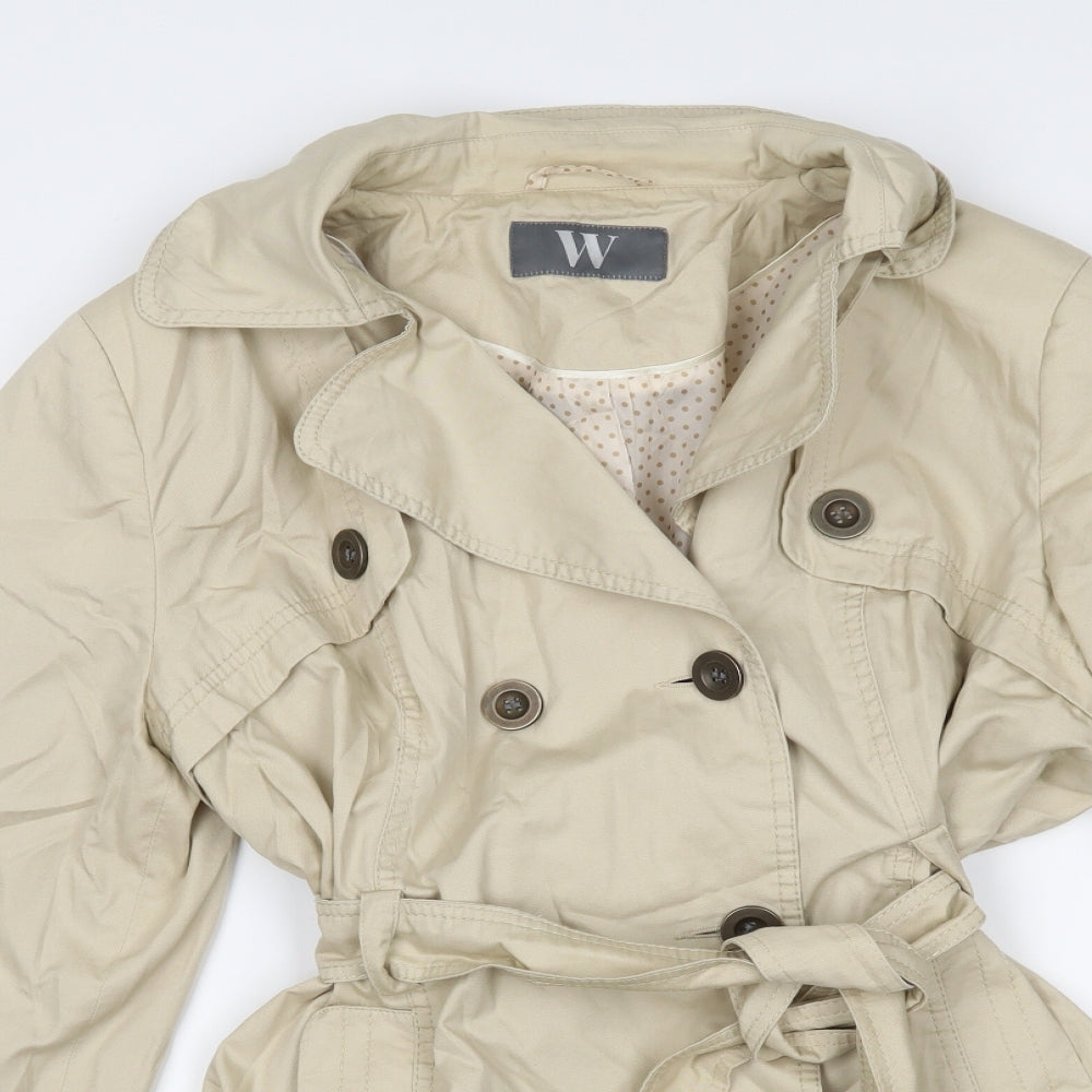 BHS Womens Beige   Trench Coat Coat Size 16