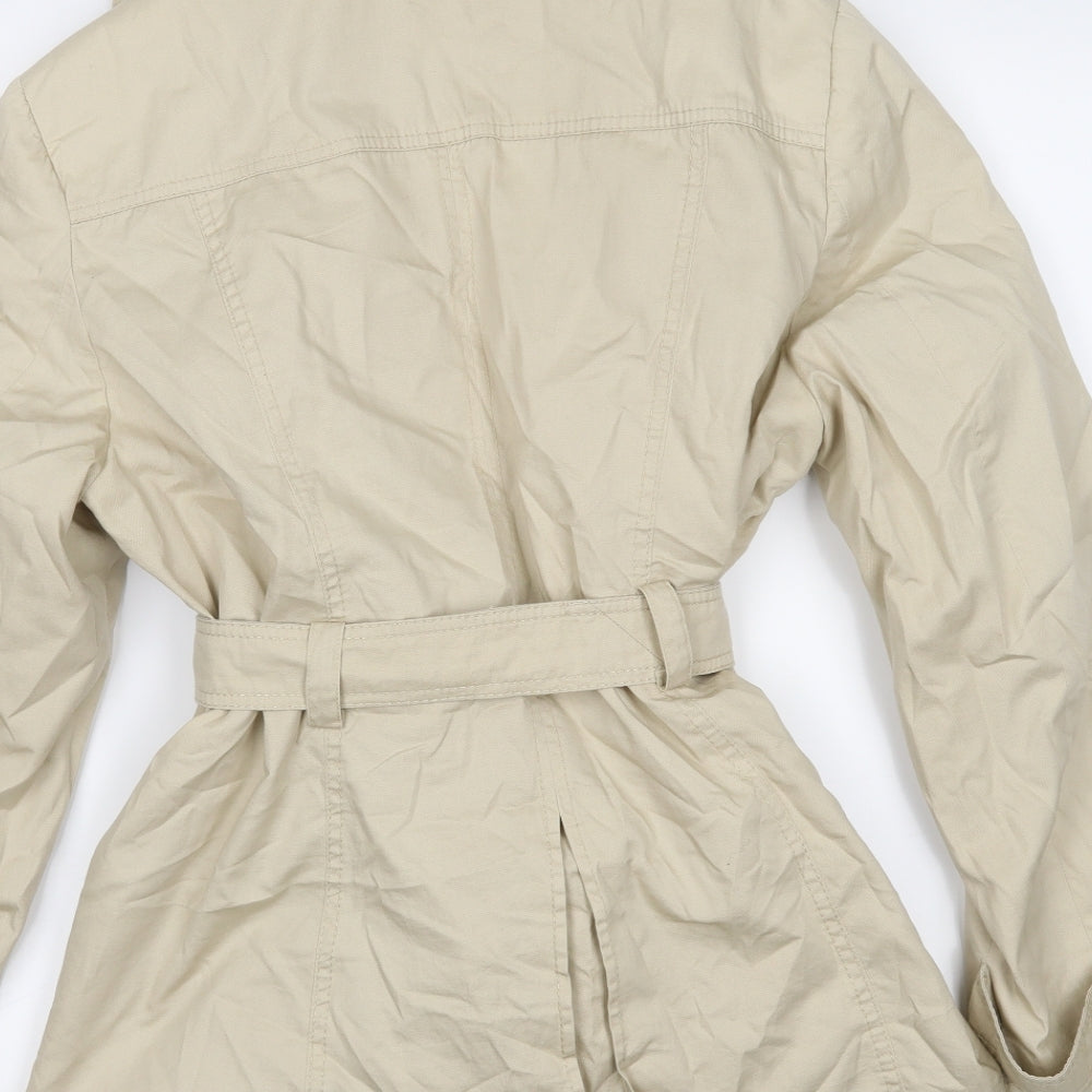 BHS Womens Beige   Trench Coat Coat Size 16