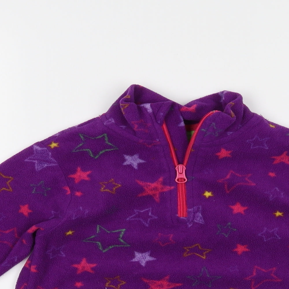 Mountain Warehouse Girls Purple   Pullover Sweatshirt Size 5-6 Years