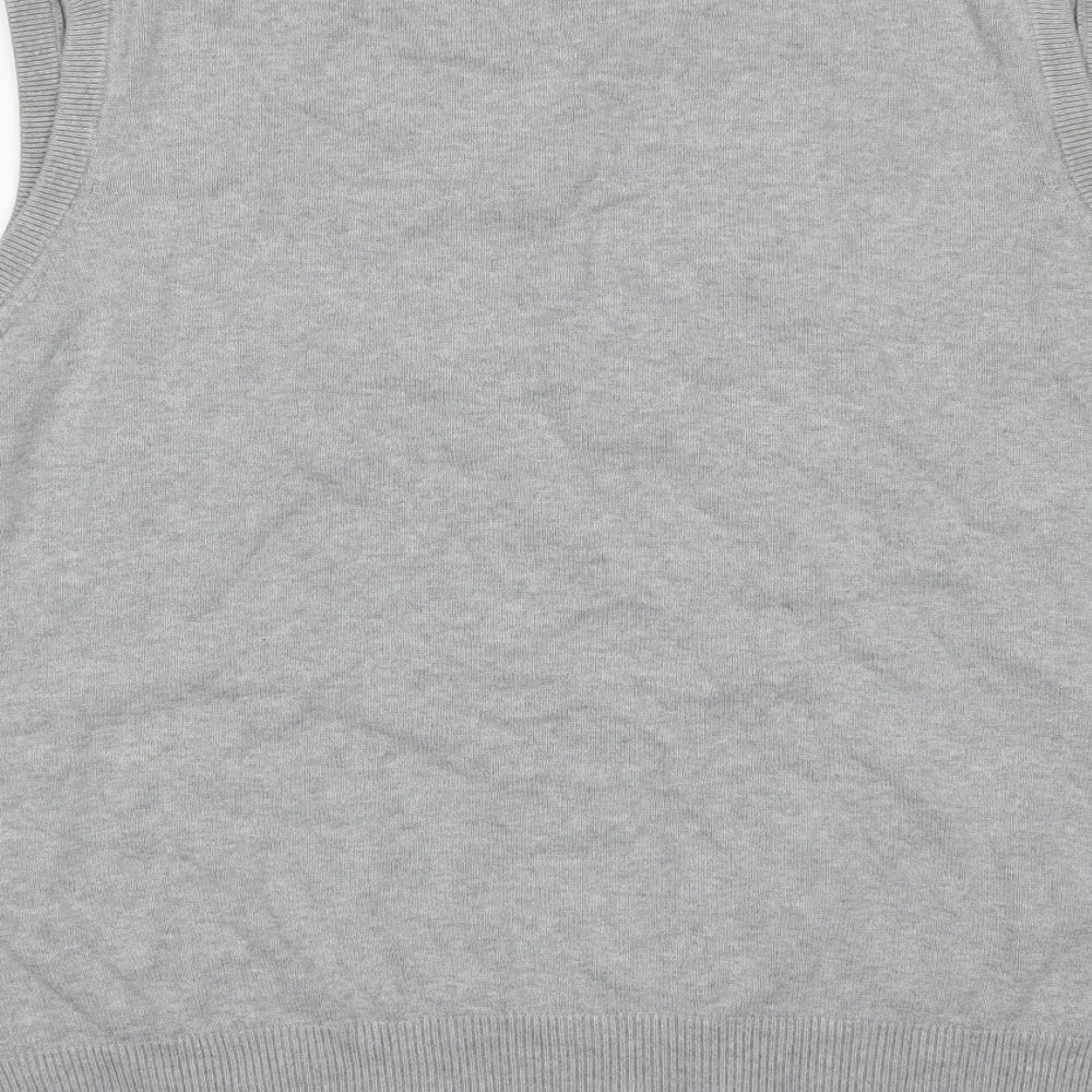 Blue Harbour Mens Grey   Vest Jumper Size 2XL