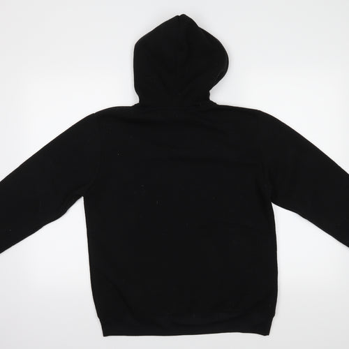 DCZ Womens Black Animal Print  Pullover Hoodie Size XL