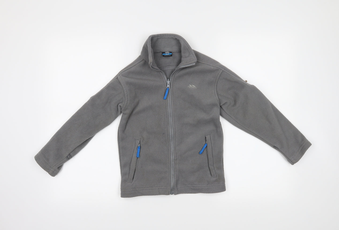 Trespass Boys Grey   Full Zip Sweatshirt Size 5-6 Years