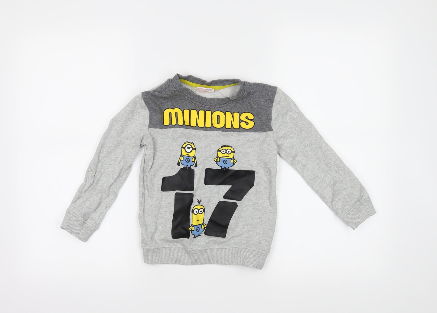 George Boys Grey   Pullover Jumper Size 5-6 Years
