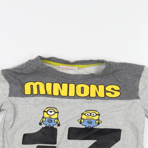 George Boys Grey   Pullover Jumper Size 5-6 Years