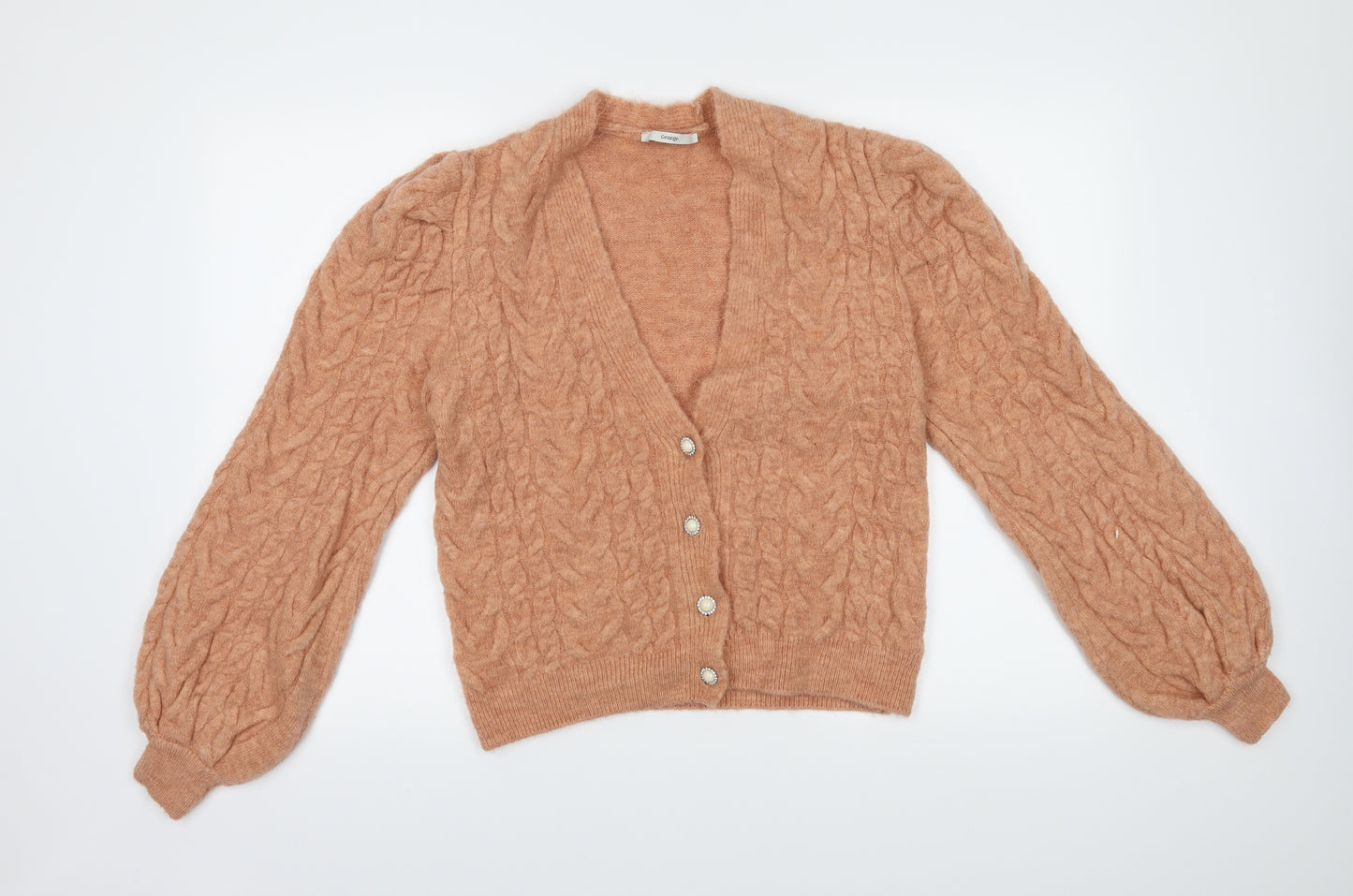 George Womens Pink   Cardigan Jumper Size S
