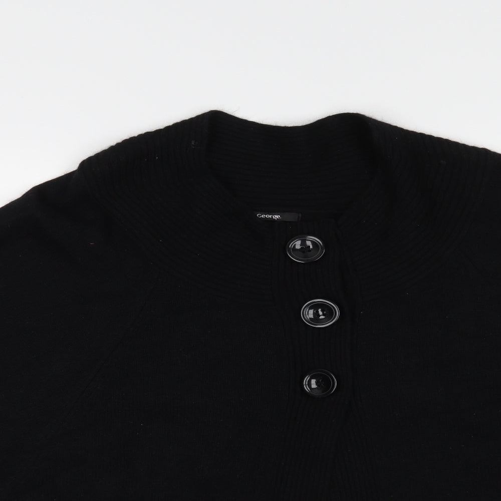 George Womens Black   Cardigan Jumper Size 24