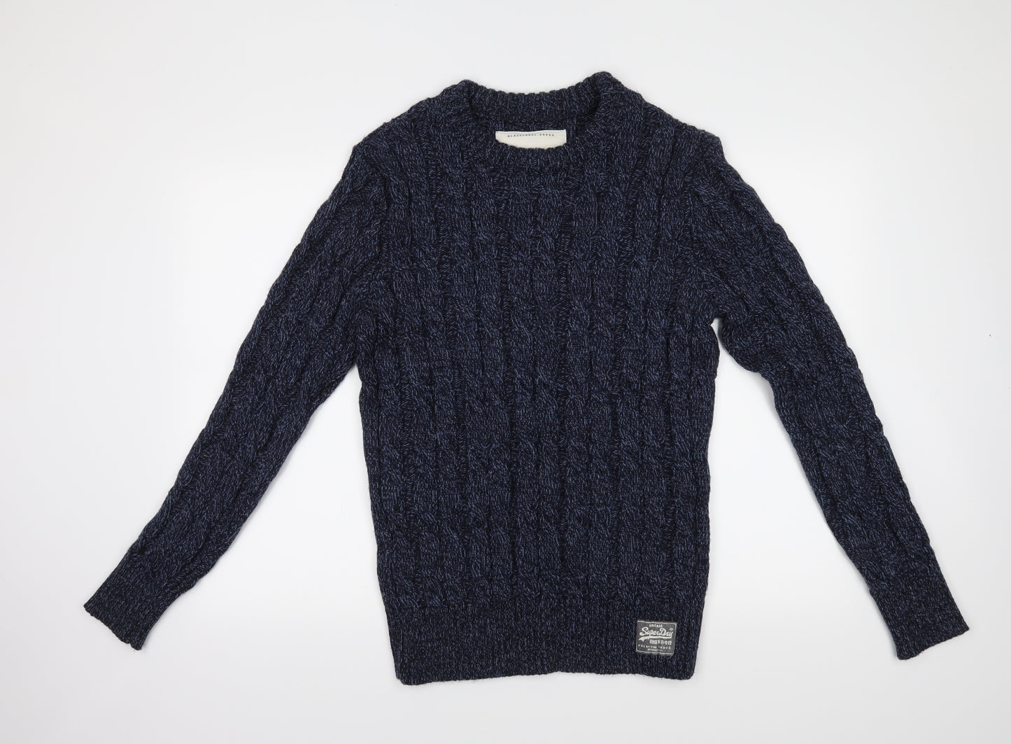 Superdry Mens Blue   Pullover Jumper Size XL