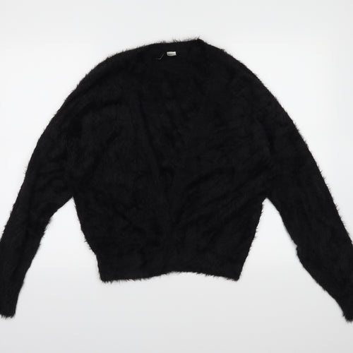 H&M Womens Black   Cardigan Jumper Size M