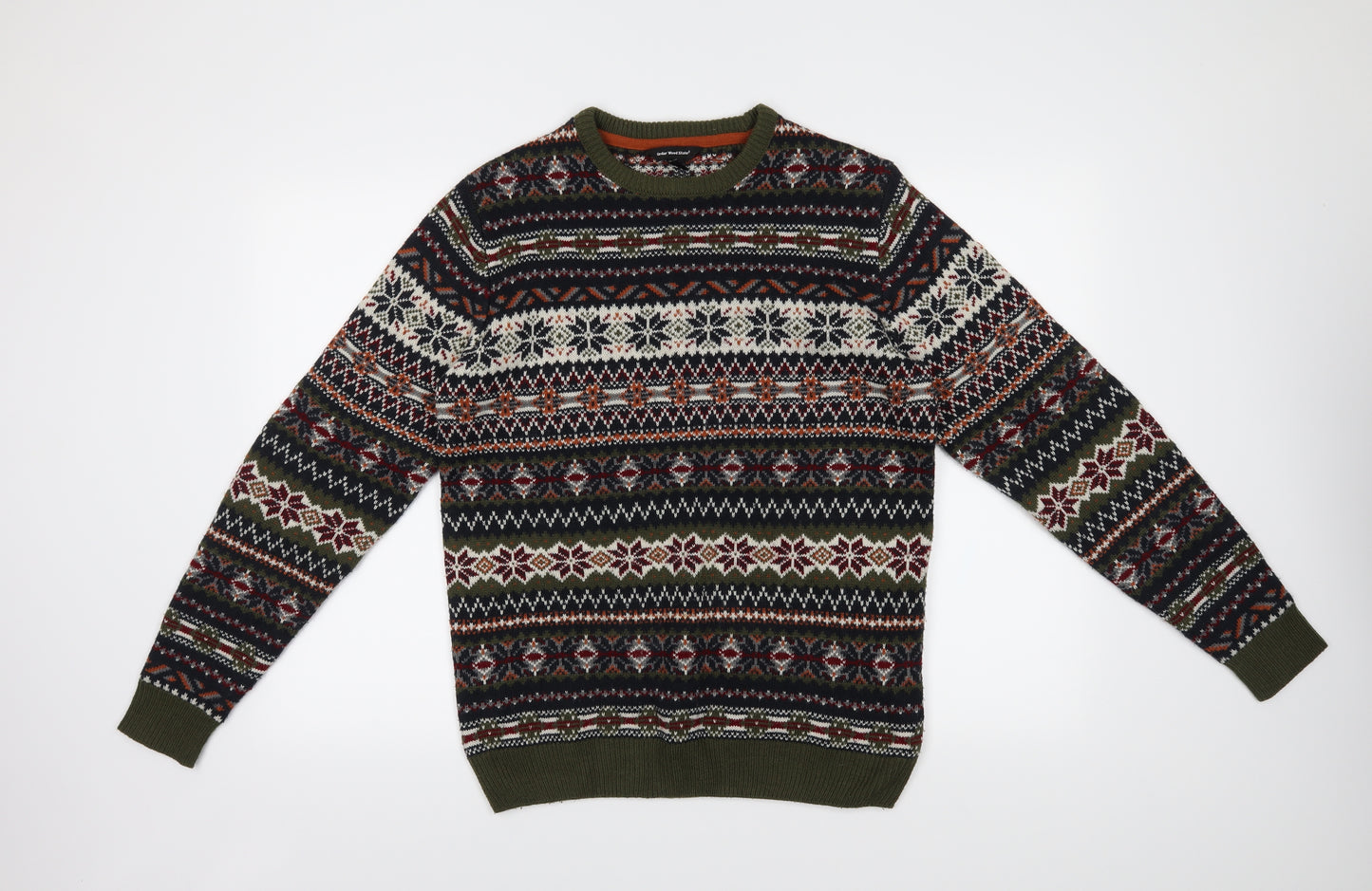 Cedar Wood State Mens Green   Pullover Jumper Size M