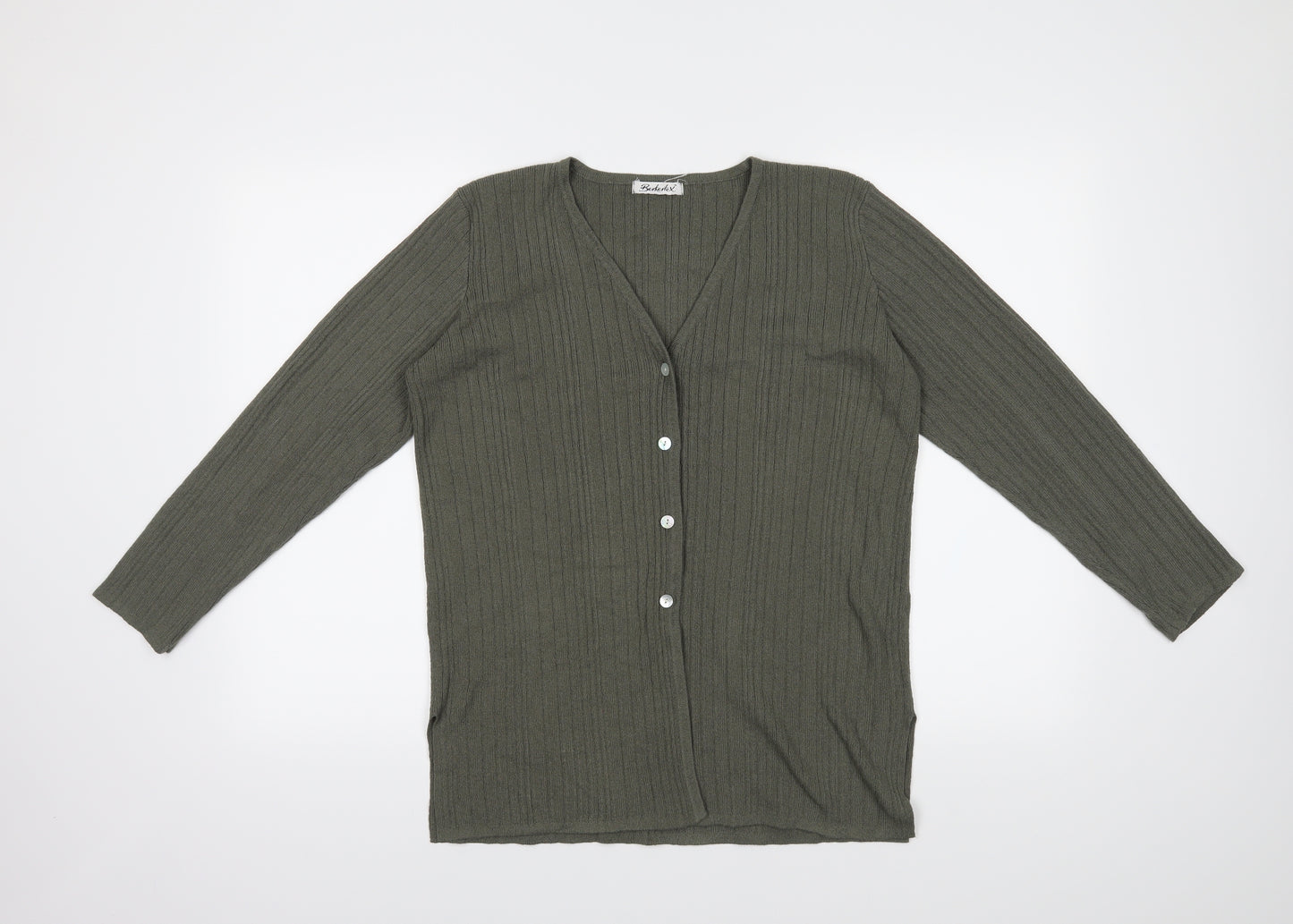 Berketex Womens Green   Cardigan Jumper Size 10