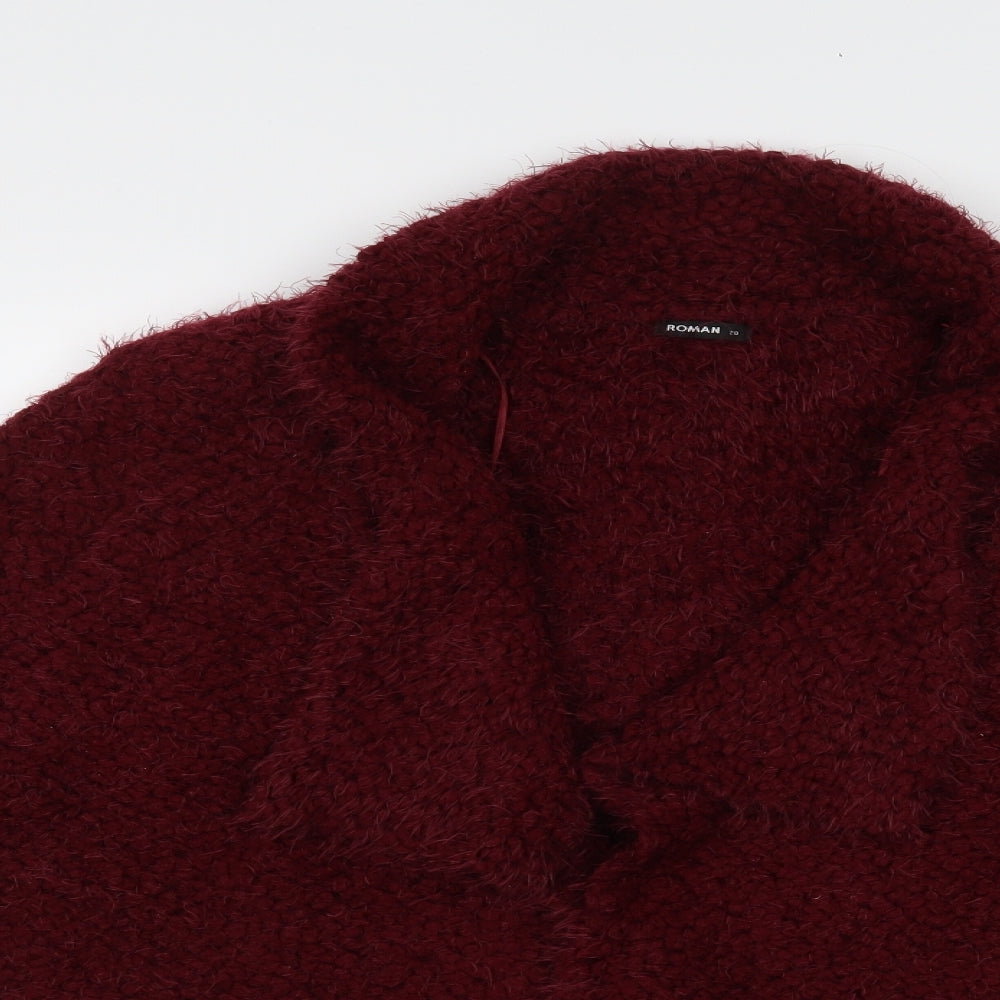 Roman Womens Red   Cardigan Jumper Size 20