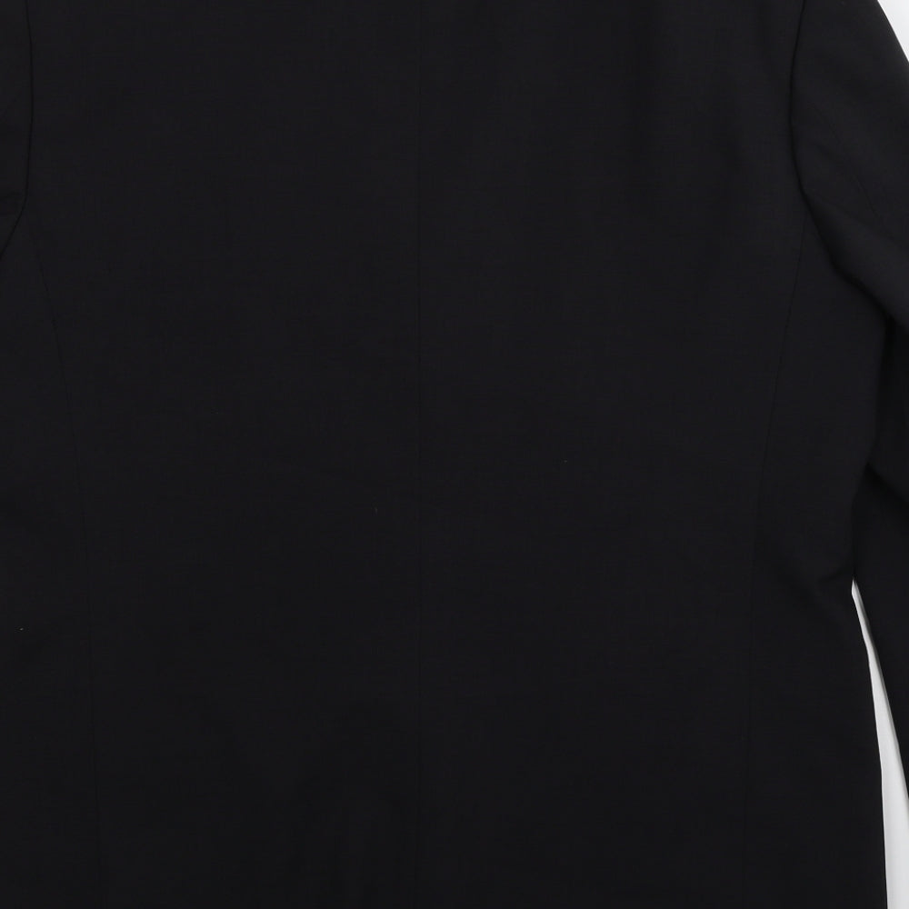 greenwoods Mens Black   Jacket Suit Jacket Size 42