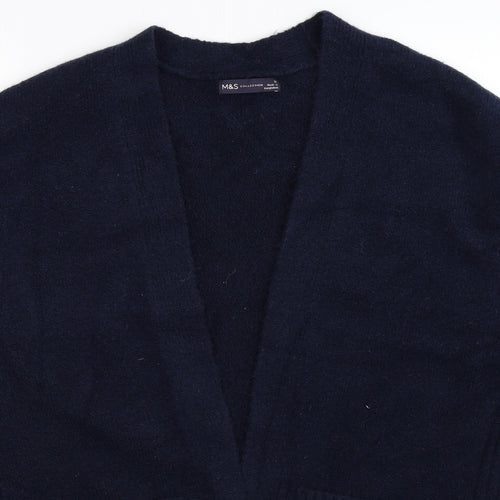 Marks and Spencer Womens Blue  Knit Cardigan Jumper Size M