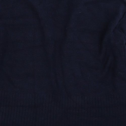 Marks and Spencer Womens Blue  Knit Cardigan Jumper Size M