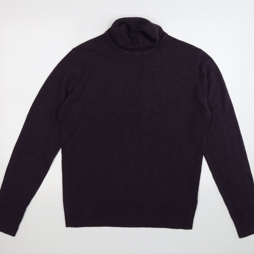 D-PROJECT Womens Purple  Knit Pullover Jumper Size M