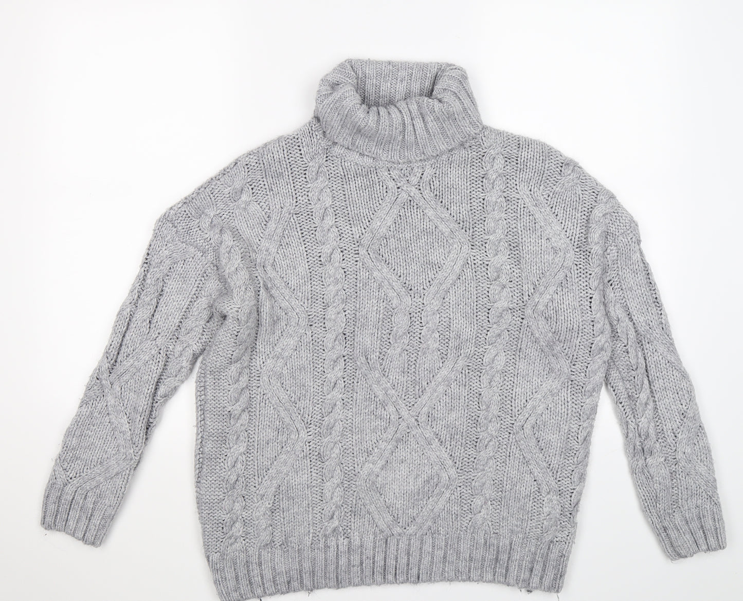 Primark Womens Grey  Knit Pullover Jumper Size XS