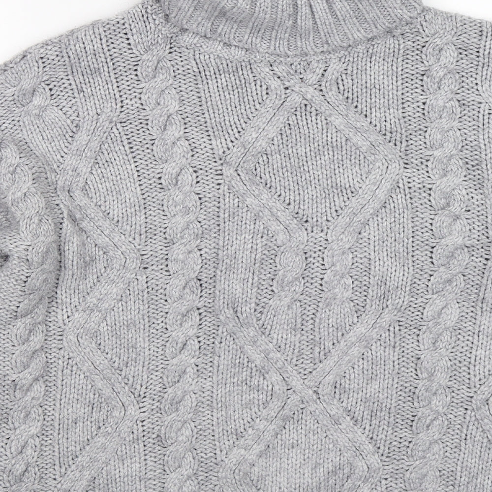 Primark Womens Grey  Knit Pullover Jumper Size XS