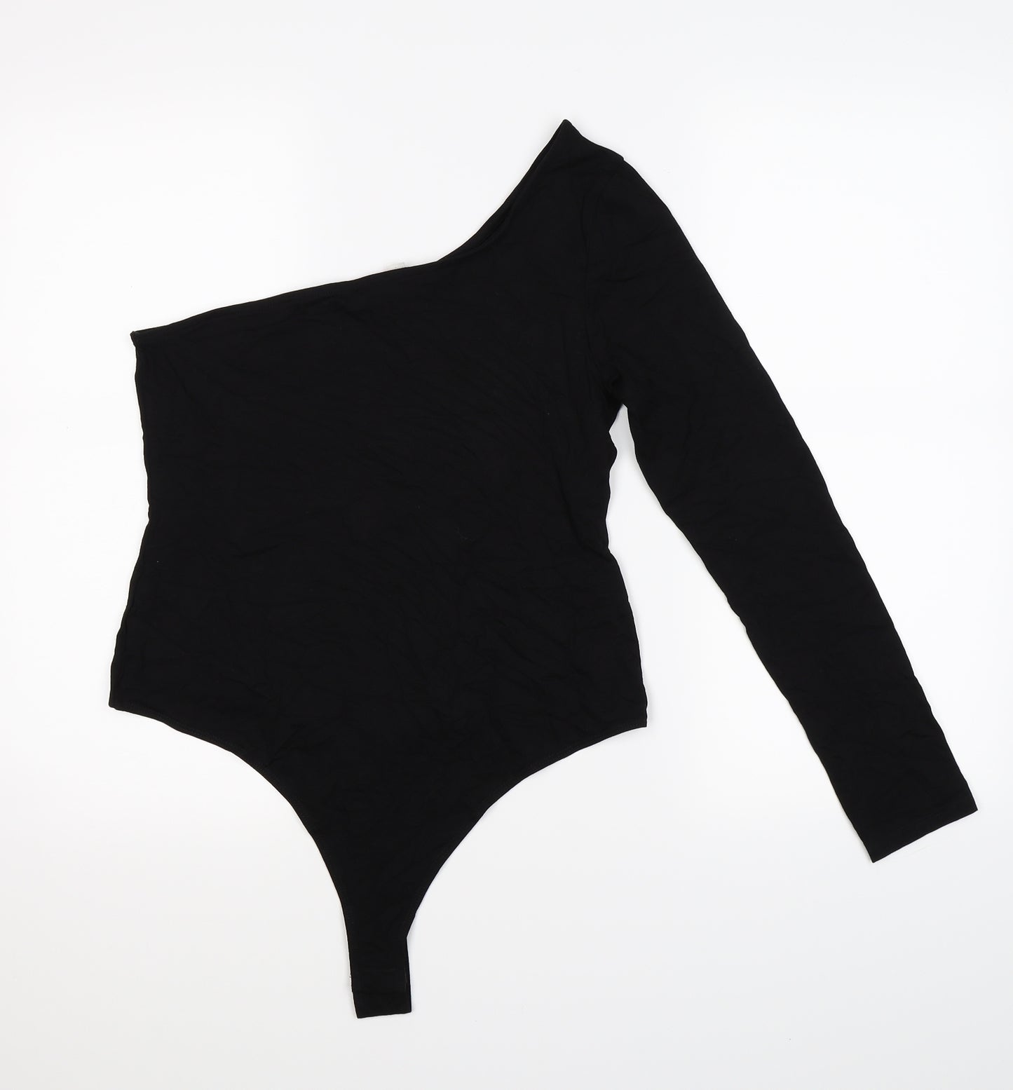 ASOS Womens Black  Knit Bodysuit One-Piece Size 12  - ONE ARM