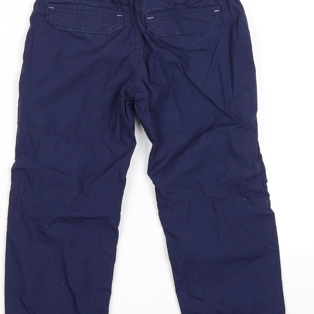 M&Co Boys Blue   Cropped Trousers Size 3-4 Years