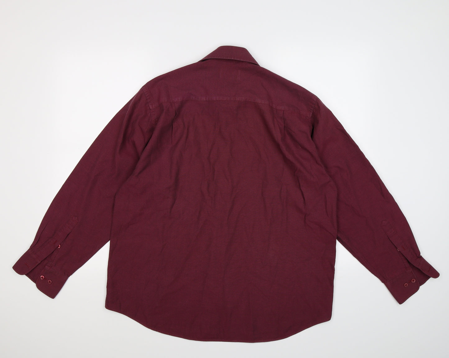 Daniel Hechter Mens Red    Dress Shirt Size 15.5