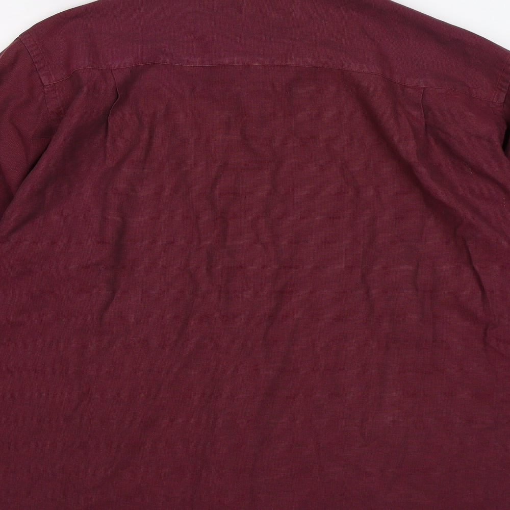 Daniel Hechter Mens Red    Dress Shirt Size 15.5