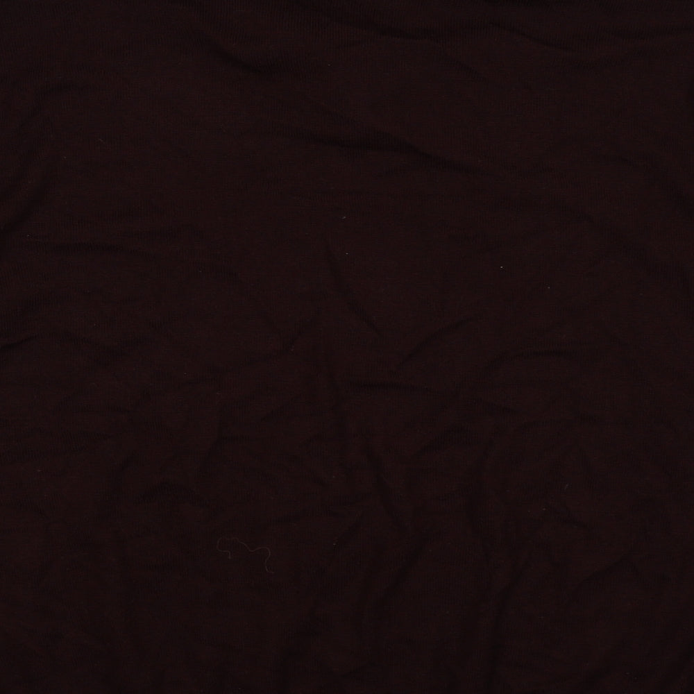 BHS Mens Brown Check Knit Pullover Jumper Size XL