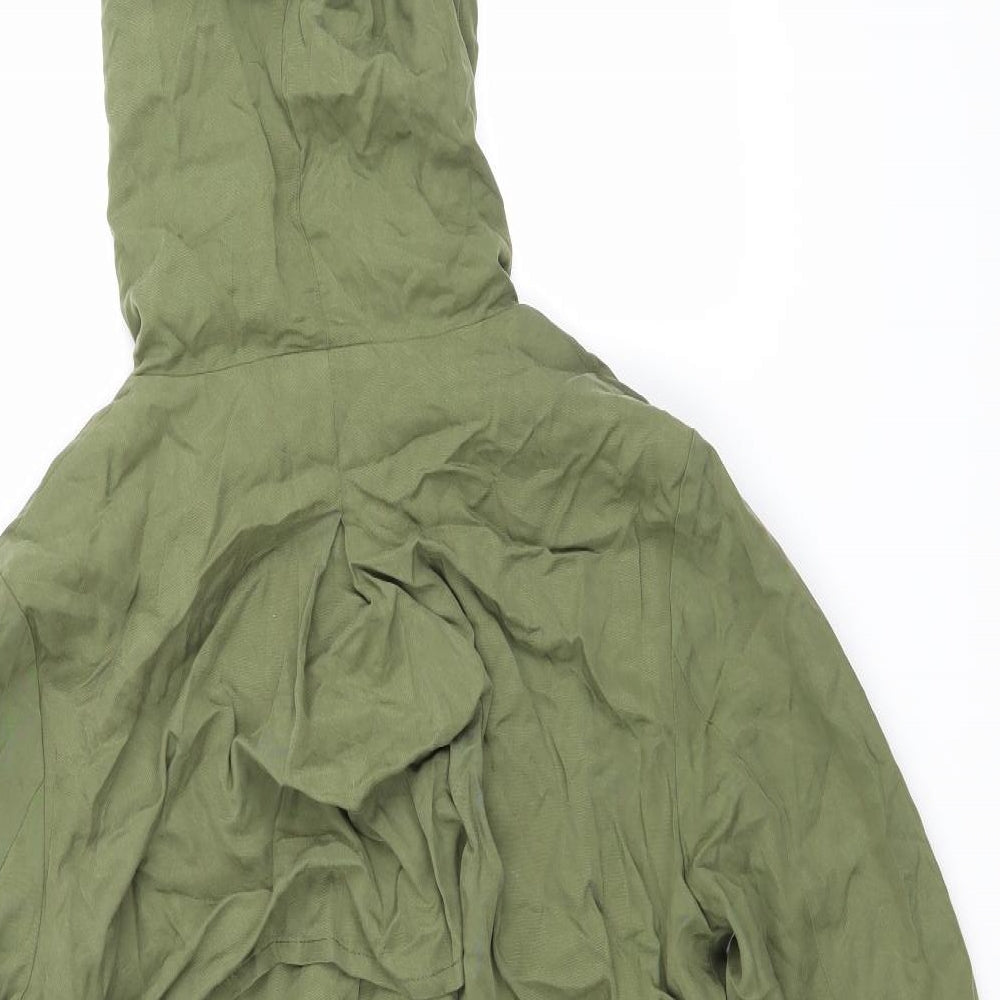 Marks and Spencer Womens Green   Overcoat Jacket Size 12